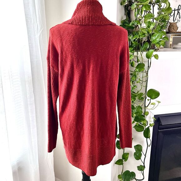 Wonderly Gourmet Red Soft Cozy Cowl Neck Pullover Sweater - Size Large - Picture 7 of 9